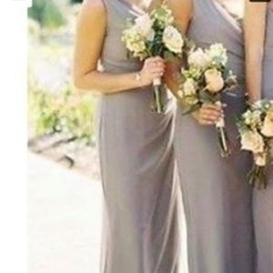 Stunning fit taupe bridesmaid dress FINAL SALE